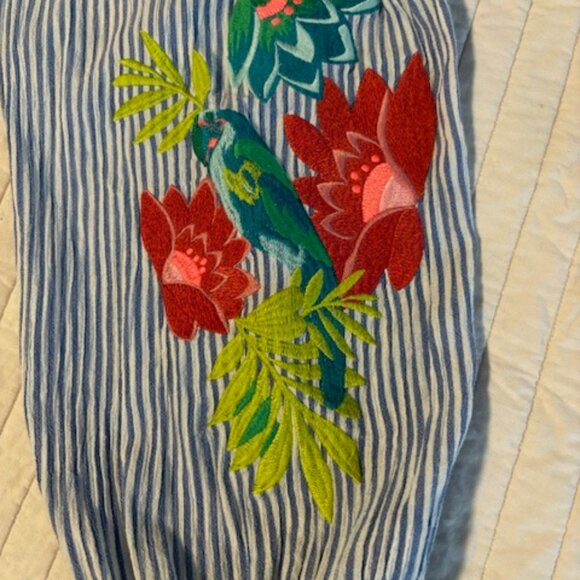 Boden Embroidered Peasant Blouse - Picture 5 of 6